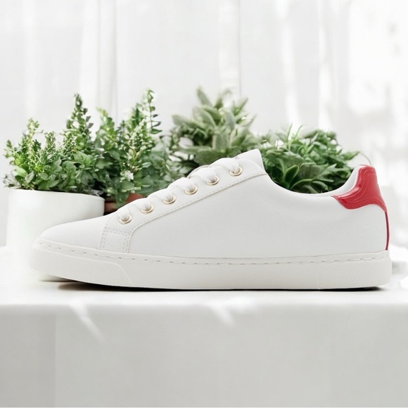 ALDO White/Comb Meday Jewel-Encrusted Faux-Leather Trainers Sneakers - Picture 6 of 16